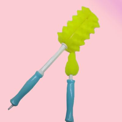 China Silicone Bottle Cleaning Brush Baby Bottle Stocked Cleaning Brush for sale