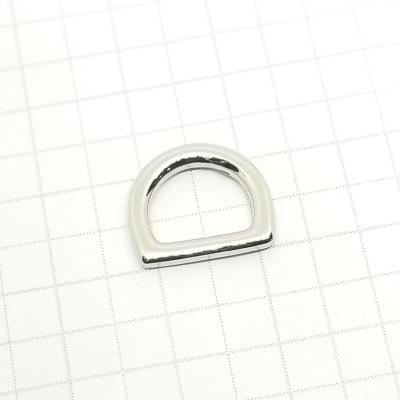 China DIY Metal Handbag Hardware 10mm Small Small Metal D Bag Zinc Alloy Leather Rings for sale