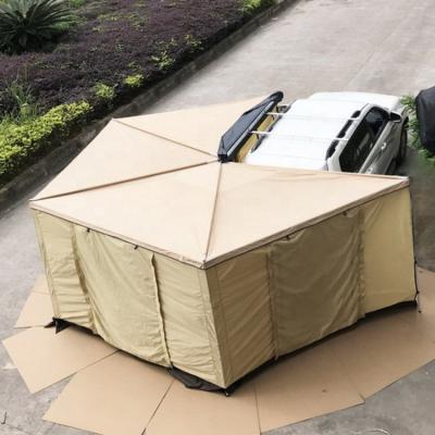 China Factory Price Wholesale Glass Aluminum Awning Straight Type One Type Car Side Intimidating Awning For Suv for sale