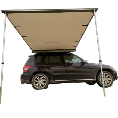 China UV-resistant/waterproof/dustproof canvas camping roof top car roof side tent optional with car roof top tent for sale