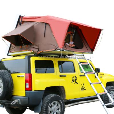 China Extended type 2-4 weight 4wd people roof top tent ultralight car top hard shell roof top tent for camping for sale