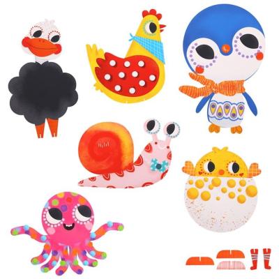 China China Pom-pom Character Kit toys for child to Learn the fun technique of weaving for sale