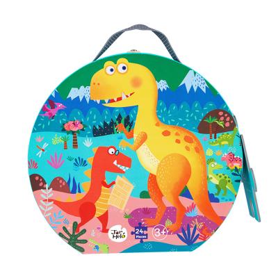 China Office & Children Intellectual Dinosaur Paradise Game School Personalized Cardboard Jigsaw Puzzles For Children for sale