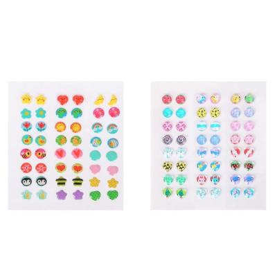 China Kids Temporary Earrings Sticker Waterproof Removable Earring Sticker Easy To Apply for sale