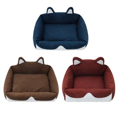 China Cat Kennel Luxury Dog Bed Breathable Wholesale Warm Pet Winter Customization Soft Mat for sale