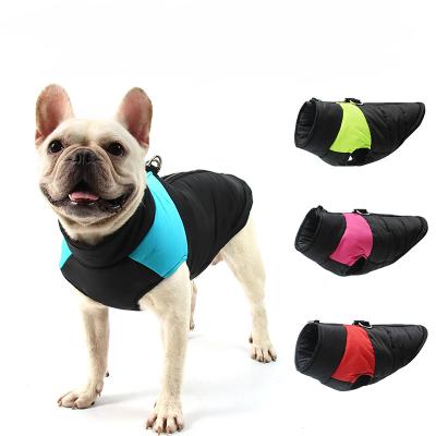 China Viable Wholesale Color Matching Winter Thickening Warm Dog Vest Dog Jacket Pet Coat for sale