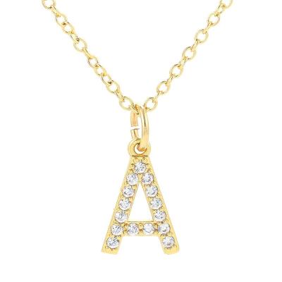 China TRENDY Gold Initial Necklace Jewelry For Women Hot Sale i-q-o-s Initial Necklace Dropshipping Jewelry for sale