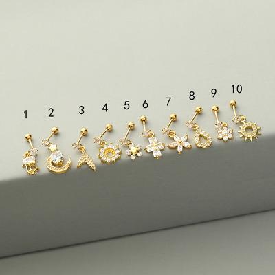 China Gold FASHIONABLE Clip On Circle Ring 2021 Wholesale Luxury Nose Rings Designer Nose Rings for sale