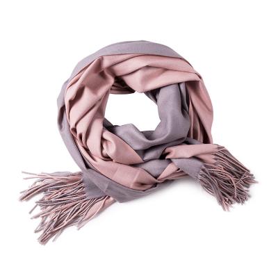 China Soft touch feeling wholesale custom logo hijab scarf cashmere pashmina women winter popular cover up scarves for sale