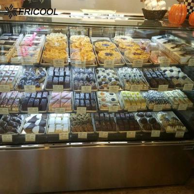 China 19 CU.FT Single Temperature Refrigerated Bakery Display Case 1500mm for sale