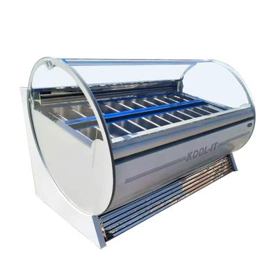 China 16 Pans Ice Cream Display Freezer 500L for sale