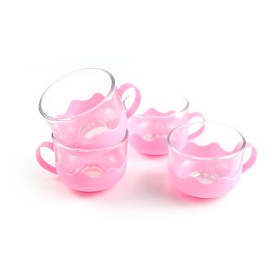 China 2021 viable Chinese cheap teapot set 5 pieces of glass teapot and teacups set for sale