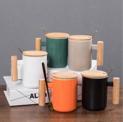 China Customized Colorful Minimalist Luxury High Quality Ceramic Coffee Mug Non Inverted Glass Mug Set For Gift Office Home School for sale