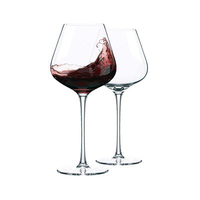 China Wholesale High Hardness Crystal Goblets Vintage White Red Luxury Wine Cup Glass For Household Bar Restaurant for sale