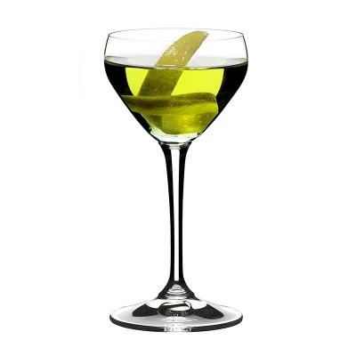 China Luxury Custom Lead Free Cocktail Margarita Martini Bar Drinkware Glass Long Stem For Bar Party Wedding Gift for sale