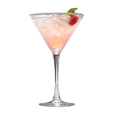 China Elegant Long Stem Blown Crystal Martini Margarita Drinking Cup Premium Tall Cocktail Glass For Cosmopolitan Bar for sale