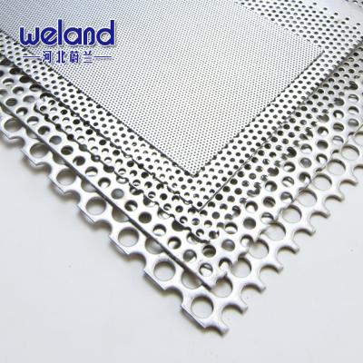 China Custom Hot Sale Stainless Steel Aluminum Copper Brass Perforated Metal Plate Light Weight for sale