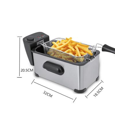 China Hotel Electric Removable Oil Collector Industrial Oil Potato Chips Deep Fryer for sale