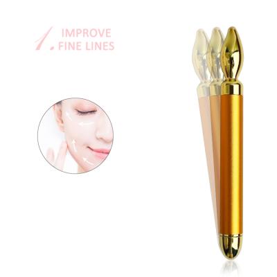 China Hot Sale 24k Gold Face Lift Vibration Beauty Bar Handheld Gold Energy For Wholesale for sale