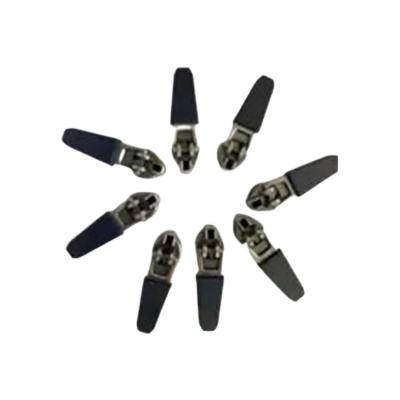 China Good Quality Nylon Zipper Slider Semi-automatic Slider, #3 #5 Rubber Puller For Garment, Bags for sale