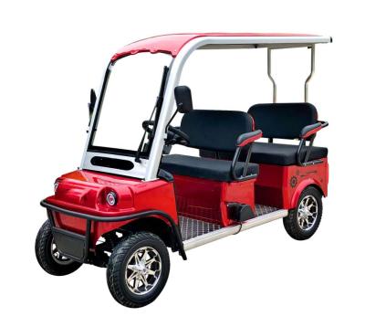 China Passengers Specially Chang Li Approved 4 Seater Electric Golf Carts With Cargo Box for sale