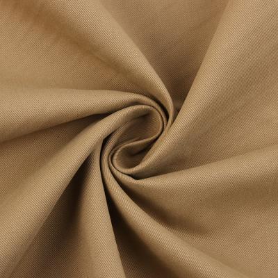 China Stretch Twill Soild Cotton Woven Spandex Fabric For Coat Pants for sale