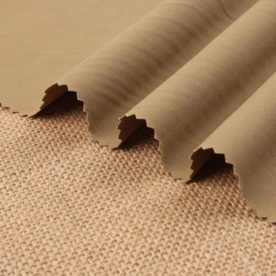 China Stretch Twill Soild Cotton Woven Spandex Fabric For Coat Pants for sale