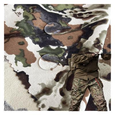 China High quality stretch nylon / spandex camouflage printed four stretch fabric for hunting wear outdoor clothing for sale