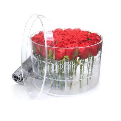 China All Over The Word Flower Acrylic Box Plant Custom Acrylic Box or Acrylic Case for sale