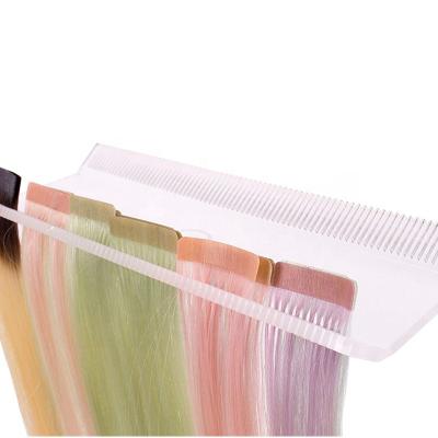 China Factory Wholesale Clear Spinning Acrylic Hair Rack Hair Extension Display for sale