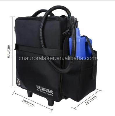 China Aurora Laser 50W Stainless Steel Backpack Portable Fiber Laser Cleaning Machine for sale