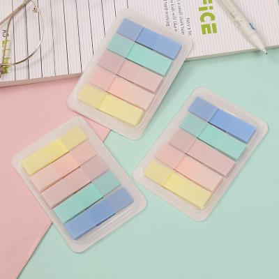 China Loose Leaf Notebook Classroom Notes Stickers Self Adhesive Cute Sticky Note Solid Color Sticky Note For Home for sale