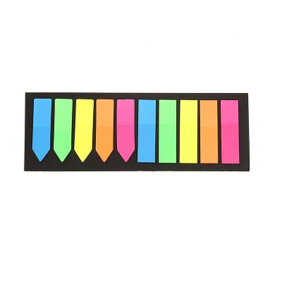 China Self Adhesive Promotional Colorful PET Transparent Index Tabs Page Markers Sticky Note for sale