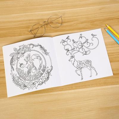 China paper & Bulk Hot Sale DIY Cardboard Hand Painted Coloring Coloring Book For Kids for sale