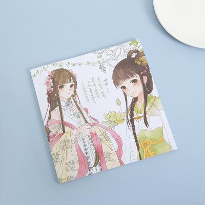 China paper & Custom Cardboard Education Puzzle Picture Book Poetry Painting Coloring Book Cartoon for sale