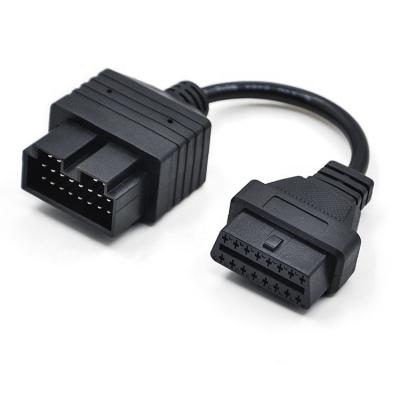 China All Cars OEM ODM 20Pin OBD1 To 16Pin OBD 2 Diagnostic Tool OBD2 Scanner Extension Cable 1.5M For Launch X431 for sale