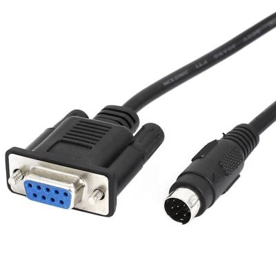 China Custom PC Db9 Pin To 8 Pin Mini Din Cable Db 9 To Mini Din 4 8 Pin Adapter Cable for sale