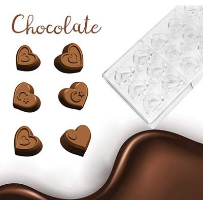 China Sustainable Chocolate Mold DIY PC Custom Chocolate Molds Polycarbonate Plastic Mold For Chocolate for sale