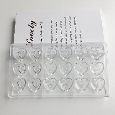 China Sustainable Chocolate Mold DIY PC Custom Chocolate Molds Polycarbonate Plastic Mold For Chocolate Bar for sale