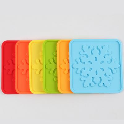 China Viable Custom Fashion Silicone Cup Multifunctional Heat Resistant Coasters Set Coasters For Drinks for sale