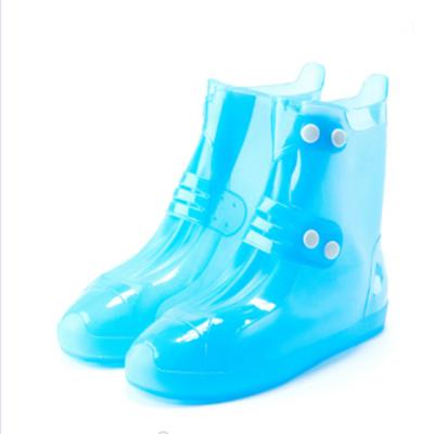 China Custom Washable Outdoor Waterproof Protective Rain Boots Cover Non-slip Reusable Silicone Shoe Cover for sale