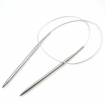 China Hand Knitting 11PCS Tool Durable High Quality Stainless Steel Sweater Reusable Knitting Needles for sale