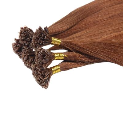 China Straight Vietnamese Remy 10A Thick End No Shedding Keratin Stick Tip Human Hair for sale