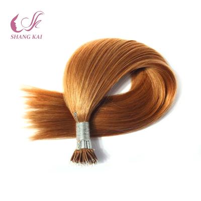 China Russian High Quality Nano Remy Extensions Ring Hair Extensions for sale