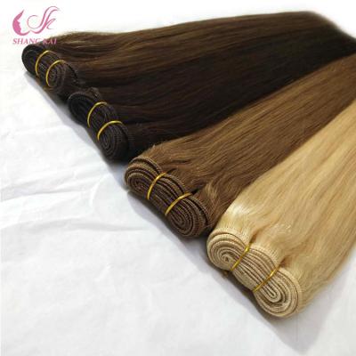 China China Factory Wholesale Silky Straight Double Wave Wire Halo Hair Pulled Invisible Hair Extensions for sale