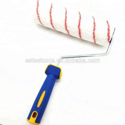 China 2018 European New Style Paint Roller Polyacrylic Paint Brush With Rubber Handle for sale