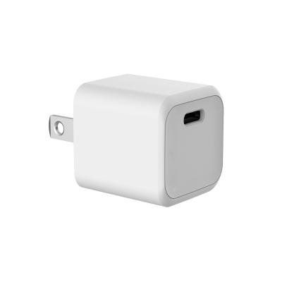 China Mini Mobile Phone PD 20w Wall Charger USB C Mobile Phones Charger For iPhone 12 For Samsung Power Bank for sale