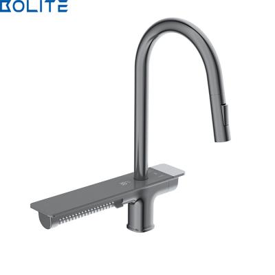 China Electric Faucets Newly Designed And Customized Best Selling Brass Digital Display Kitchen Sink Hot And Cold Faucet for sale