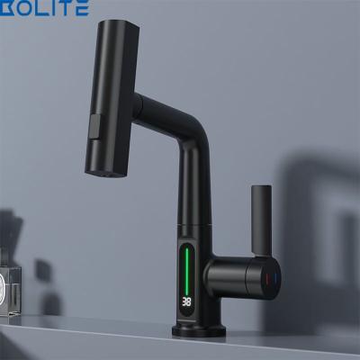 China Manufacturer Direct Sales Stainless Steel Electric Pull Modern Faucets Spray Faucet Modern Digital Kitchen Faucet for sale