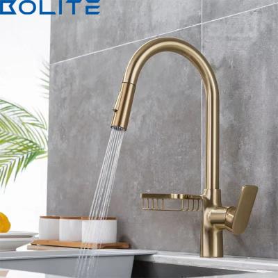 China Electric Faucets Storage Pull Out Faucet Kitchen Faucet Dining Room 360 Rotating Kitchen Sink Faucet for sale